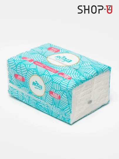Салфетки для диспенсера Elma V Asian Pack, 100 шт, 14*19 см