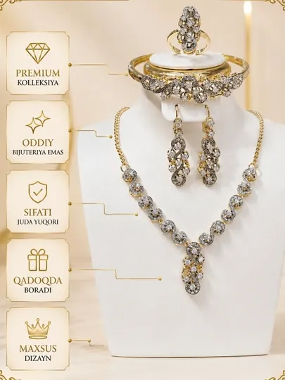 XUPING STAINLEES STEEL BIJUTERY Коллекция украшений для женщин и девушек