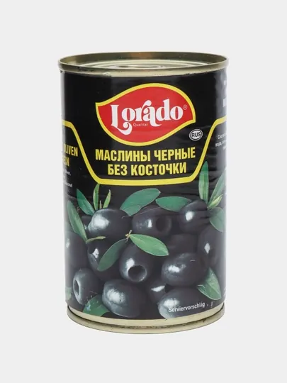 Маслины Lorado без косточек, 314 мл