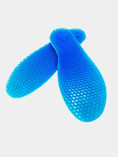 Стельки силиконовые с эффектом памяти Memory Foam — 4HOME-1501629-ГОЛУБ-38
