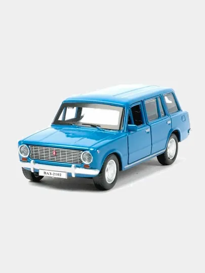 Масштабная модель, игрушка, 12 см, Жигули Ваз 2102, металлическая, без света и звука 1:43