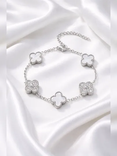Браслеты для женщин и девушек Van Cleef, не меняет цвет и не темнеет — HОМЕМАL-БРАСЛЕТHM-СВЕТСЕР