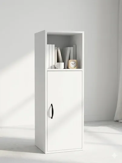Шкаф-пенал "KAFTAR" для книг и вещей, в собранном виде, 120x40x30