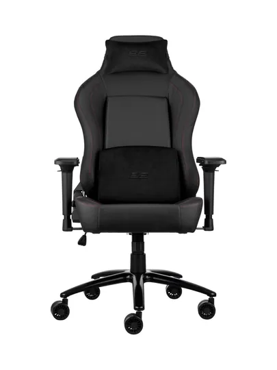 Игровое кресло 2E GAMING BASAN ll черное, красное + в подарок фирменная футболка