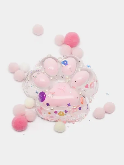Игрушки сквиш антистресс кошачья лапка, 7 см