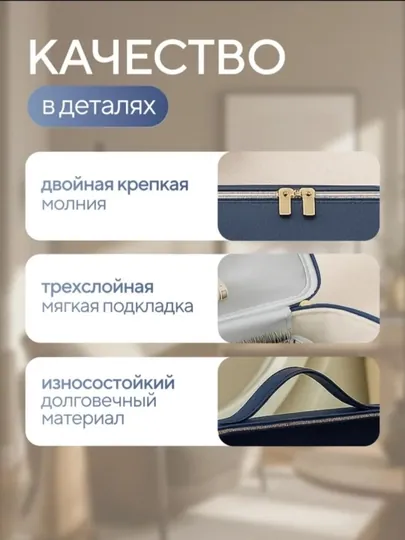 Сумка-чехол для фена и стайлера — AYA0363-2SUMCHEX-СИНИЙ