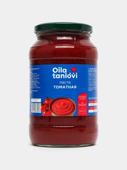 Томатная паста Oila Tanlov, 1000 мл — OILATAN-OILA142