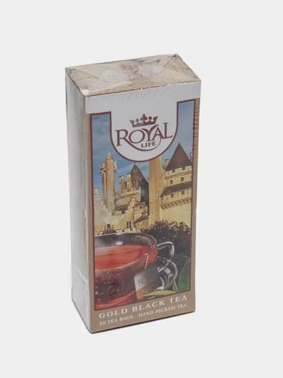 Чай Royal Life Gold, 25 пакетиков, 150 г