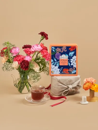 Чай Ahmad Tea Tea Bouquet 12×4×8, чай в пакетиках в жестяной банке * *