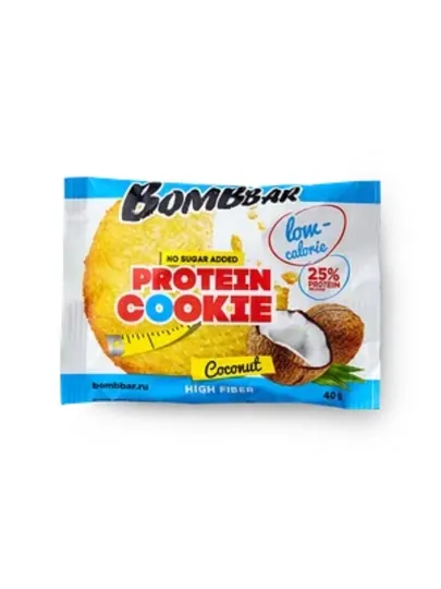 Протеиновое печенье Bombbar Protein Cookie, без сахара, 40 г