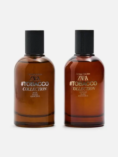 Туалетная вода для мужчин Zara Tobacco intense Dark Exclusive 100 мл + Rich Warm Addictive 100 мл