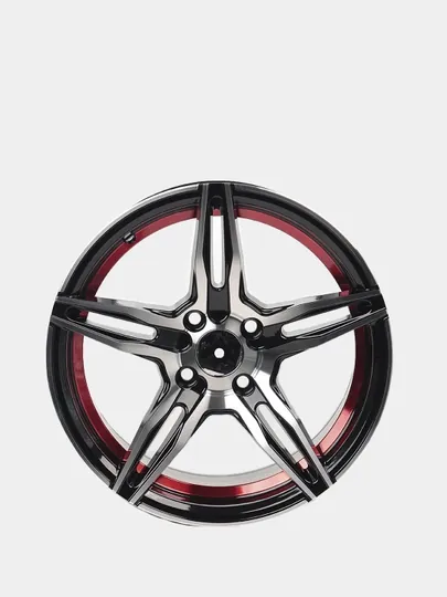 Диски для автомобилей R15 (5004 BM RED) 4*100 ET25 CB56.5 1 комплект (4 шт)