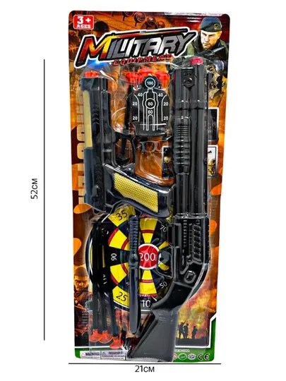 Набор игрушек для детей, большой дробовик, пистолет — FUNBAY-AVTOMAT-ЧЕРН