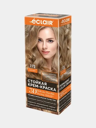 3D крем-краска для волос "Капучино" 7.73