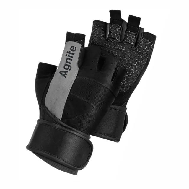 L-size GREY Agnite Deli ER352 sport qo‘lqoplari