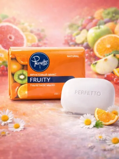 Туалетное мыло Perfetto Fruity, 150 г