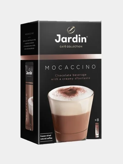 Кофе Jardin Mocaccino, премиум микс, 18 г * 8 пакетиков, 144 г