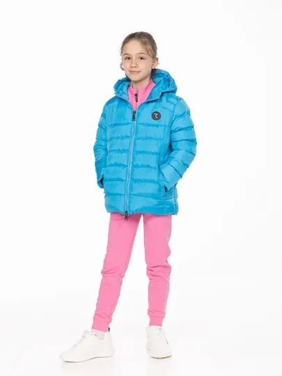 Детская утеплённая куртка Puffy Kids — 7SABER7-22KJK919-ГОЛУБ-6 лет