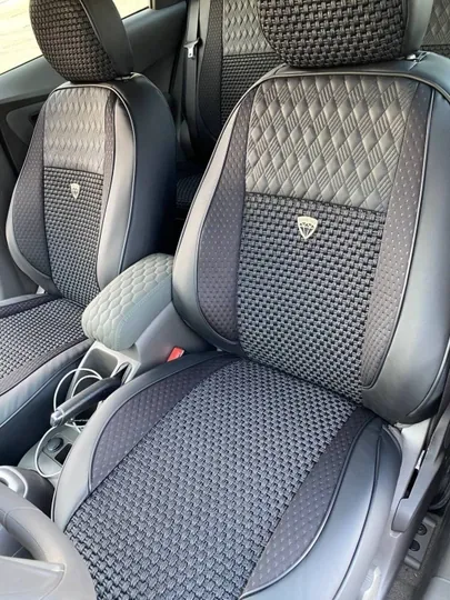 Чехол для автокресел Alfa-New сидение кожаный и тканевый Lacetti, Spark, Nexia, Damas