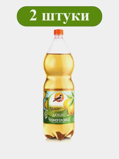Лимонад Черноголовка Дюшес 2,0 л × 2 шт
