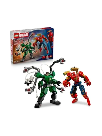 Конструктор LEGO Marvel Битва мехов: Человек-паук против Доктора Осьминога 76338