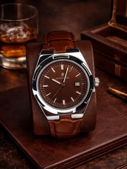 Мужские наручные часы Audemars Piguet — кварцевый механизм, элегантная и надёжная модель