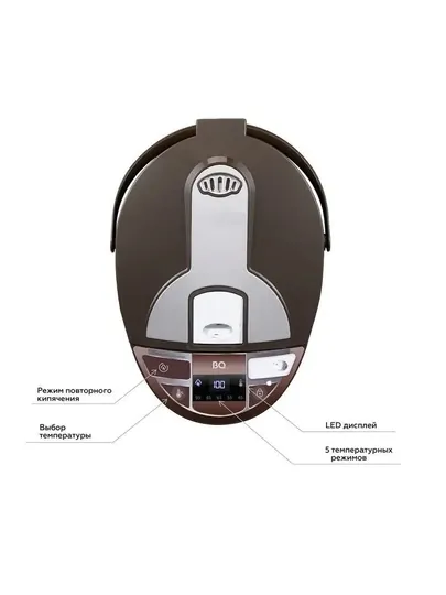 Термопот BQ TP535 5.5л,мощность 1450Вт,5 режимов,повторное кипячение — BQ-TP535-КОРИЧН