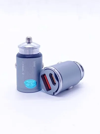 Автомобильное зарядное устройство, USB-A+Type C
