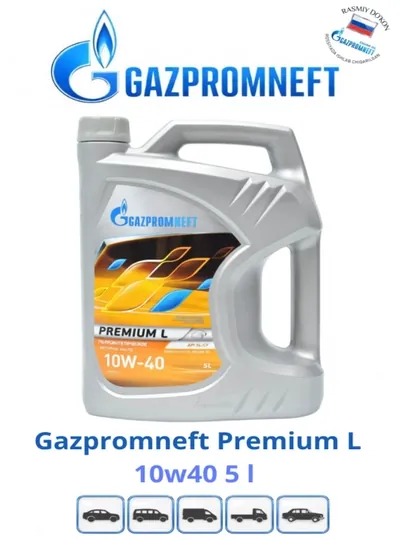 Gazpromneft Premium L 10W-40 5L — Надежная защита и стабильная работа двигателя