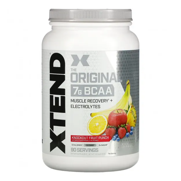 Комплекс аминокислот Scivation Xtend The Original 7G BCAA 90 порций со вкусом фруктового пунша (1,22 кг)