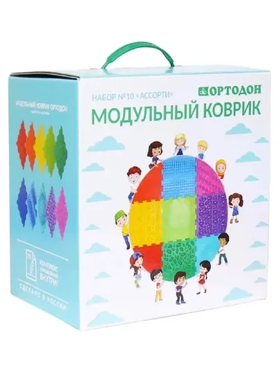 Развивающий массажный модульный коврик, ортопедический коврик для детей