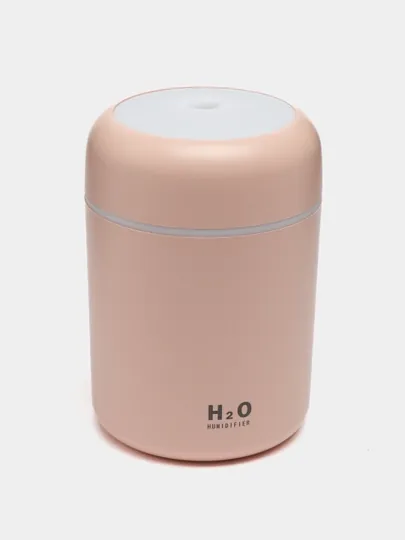Увлажнитель воздуха H2O, для автомобиля и дома, с RGB подсветкой — MEGABOS-00010-ХРОМ