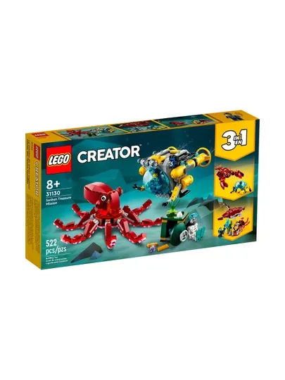 Конструктор LEGO Creator 31130 Подъём затонувшего клада, 522 детали