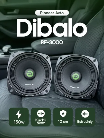 Dibalo RF-3000 10см estradniy на дамас, лабо, матиз, спарк, и другие