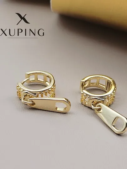 Серьги для девочек и женщин, Xuping — 1001PRT-XUPINGF-ЗОЛОТ
