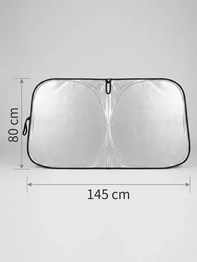 Солнцезащитный экран 145×80 см ,сохраняет салон от выгорания и UV-лучей