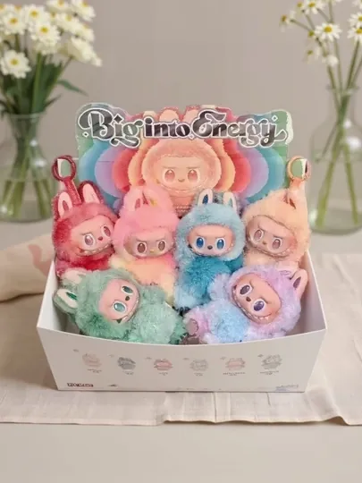 POP MART Labubu The Monsters игрушка-брелок, мягкая, 1 шт, случайный цвет