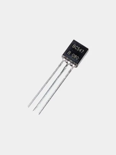 Транзистор BC547B NPN 45V 0.1A 0.63W, TO-92, 5, 10, 30, 100 шт