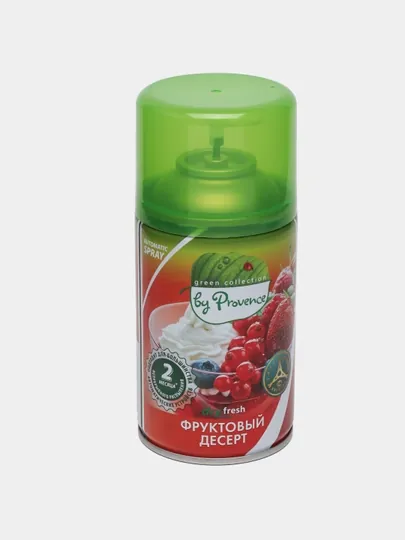 Освежитель воздуха Green collection by Provence dry fresh фруктовый десерт, 250 мл
