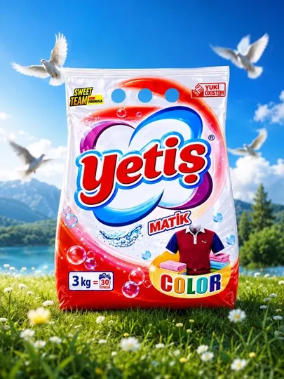 Стиральный порошок Yetis Turkey (автоматический), 3 кг