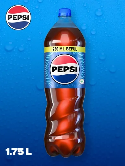 Газированный напиток "Pepsi" 1,75л в бутылки из ПЭТФ