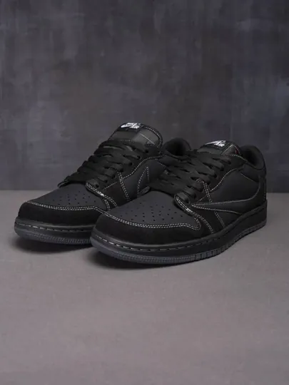 Кроссовки NIKE AIR JORDAN — спортивные, классические, унисекс, 36–47 — 6465989-JORDAN1-ЧЕРН-40