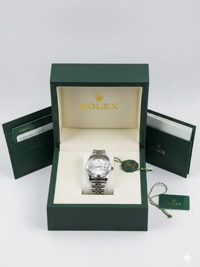 Женские классические часы Rolex — полный подарочный комплект