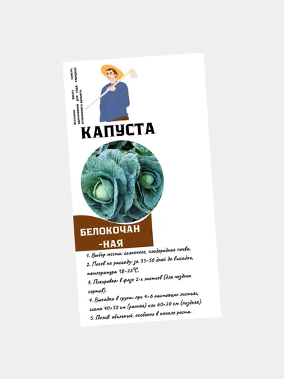 Семена капусты белокочанной