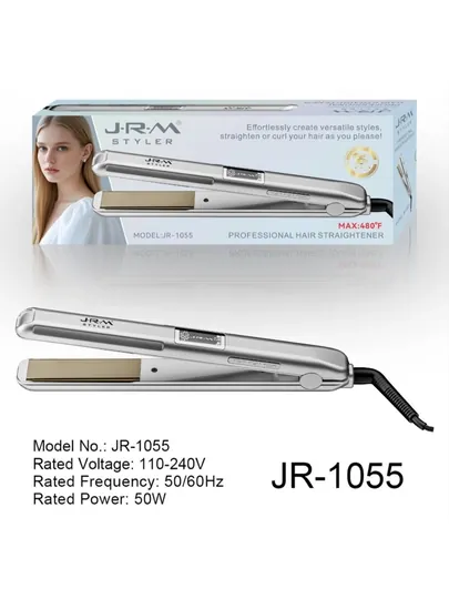 Профессиональный выпрямитель для волос JRM JR-1055, 480°F, керамические пластины
