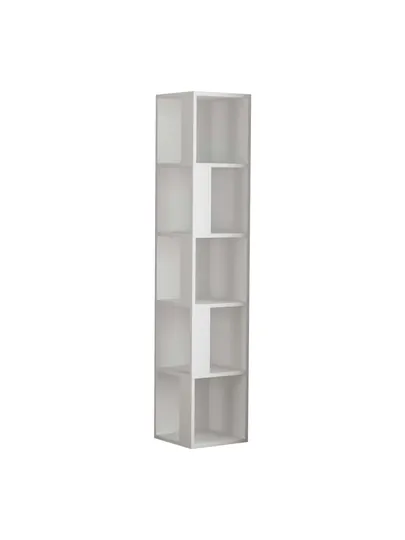 Decortie Piano угловая полка для игрушек библиотека, шкаф - Made in Turkey — DCRT38-MKT0212-БЕЛЫЙ