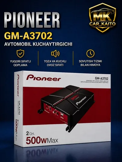 Автомобильный усилитель Pioneer GM-A3702