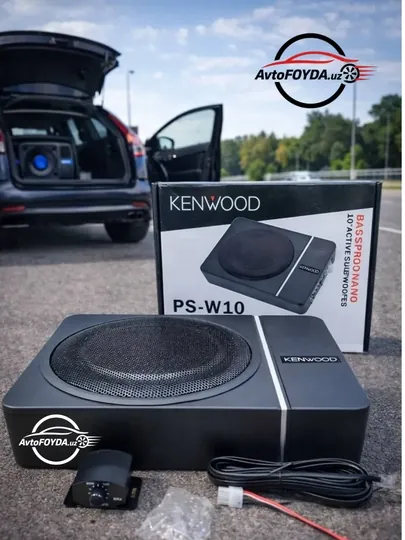 KENWOOD PS-W10 10″ 4500W активный сабвуфер в компактном Slim корпусе