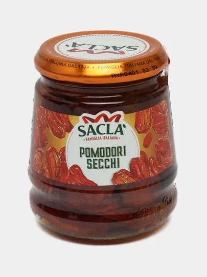 Вяленые томаты Sacla Pomodori Secchi, в масле, 280 г