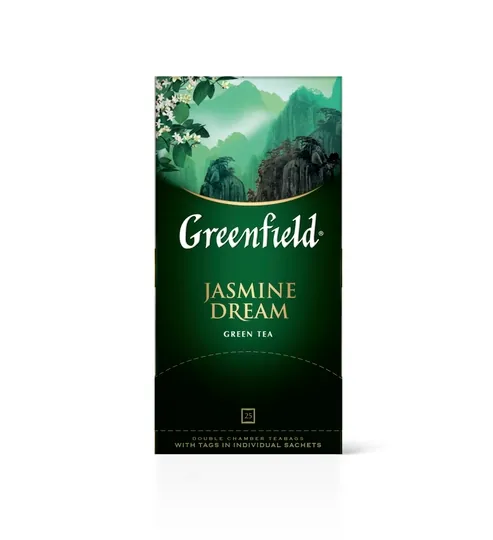 Зеленый чай Greenfield Jasmine Dream, 2 г, 25 пакетиков — NIVEA-GRE0020